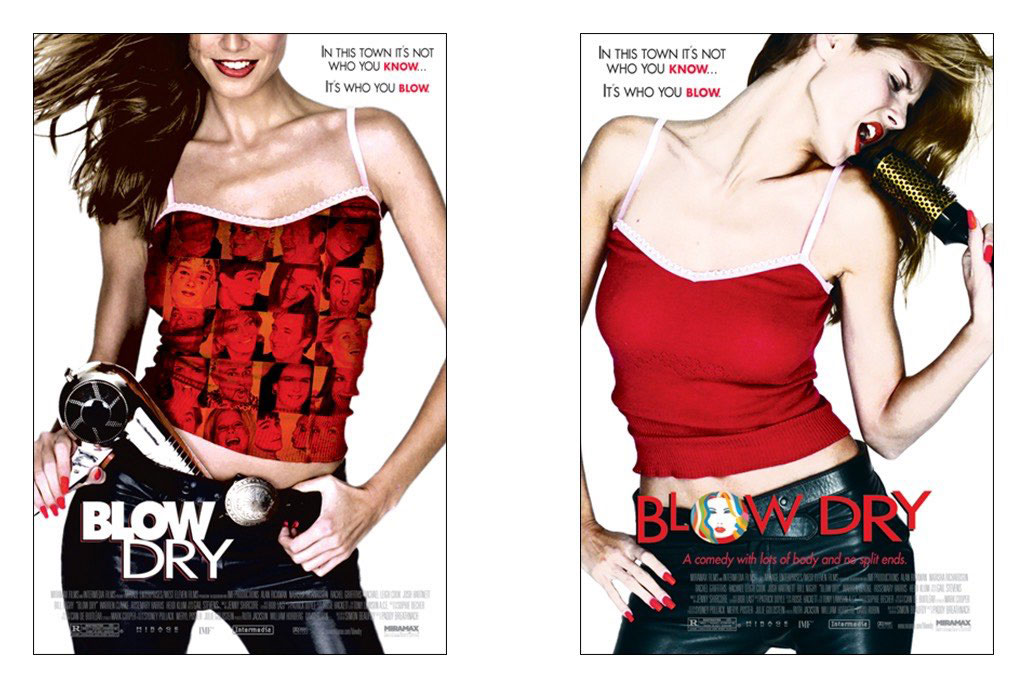 Blow Dry Poster Layouts 1