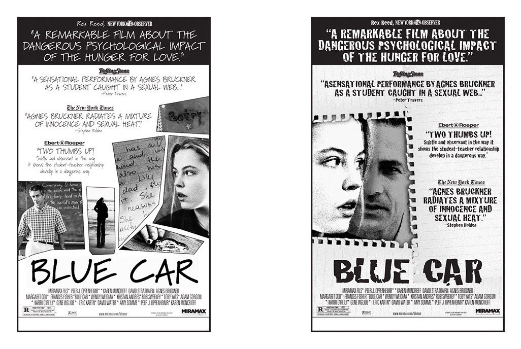 Blue Car Print Ad 2
